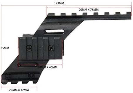 Polimer Naylon Fener Üst Ray 22Mm