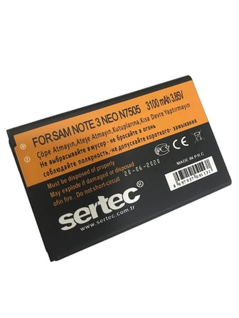 Sertec - Galaxy Note 3 Neo / N7505 Uyumlu Batarya