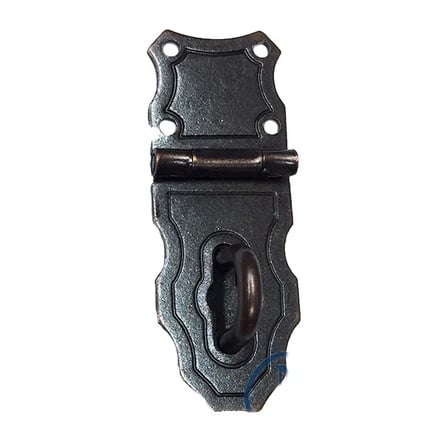 Klasik Küçük Sandık Askısı - 20X55Mm, Oksit, 1 Adet