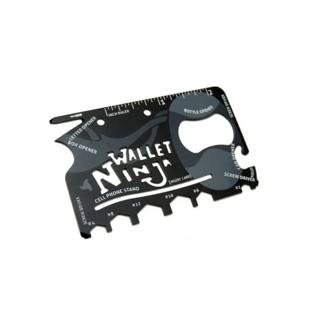 Ninja Wallet Survival Acil Durum Kiti / Kartı - İn 1