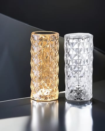 Gece Lambası Dokunmatik Şarjlı Rgb Kristal