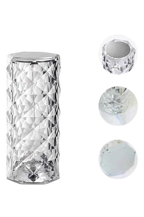 Romantik Kristal Gece Lambası