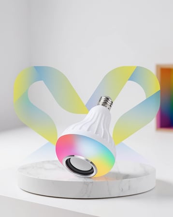 Hoparlörlü Led Ampul 12W