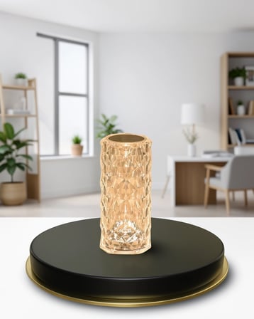 Rgb Led Gece Lambası Kristal Tasarım