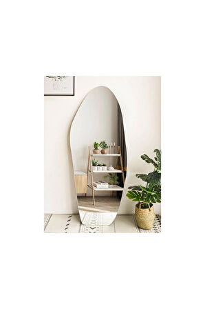 160 cm Asimetrik Duvar Boy Aynası - Konsol Üstü Salon Dekorasyon Aynası-389