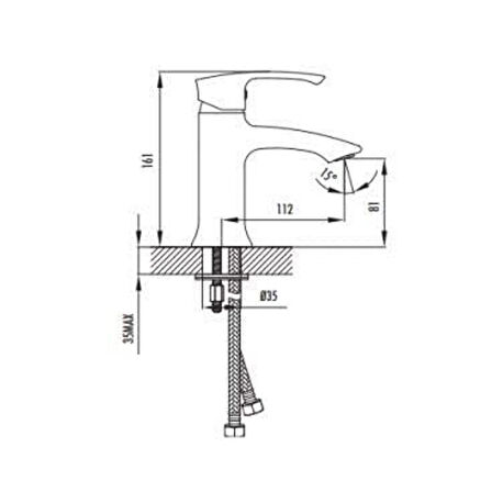 Creavit Hayk Lavabo Bataryası - HY1503