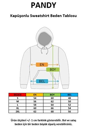 Kapüşonlu Oversize Mevsimlik Unisex Sweatshirt