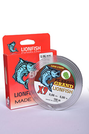 Lıonfısh X9 Braıd Grand 150 Mt Örgü Ip Yeşil  Süper Kalite