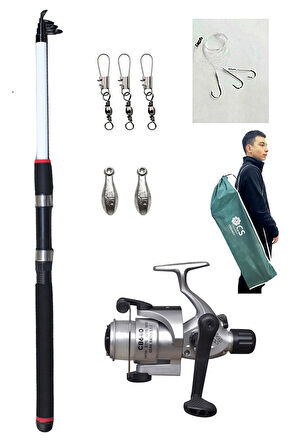 240 Cm Kaliteli Kamış 40 lık Makina Olta Seti  Hobi Kıyı Seti Çocuk Seti Olta Seti Tam Takım Olta