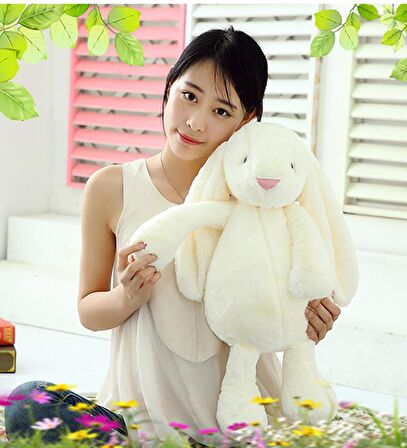 Uyku Arkadaşım Uzun Kulak Bunny Peluş Tavşan 65 cm