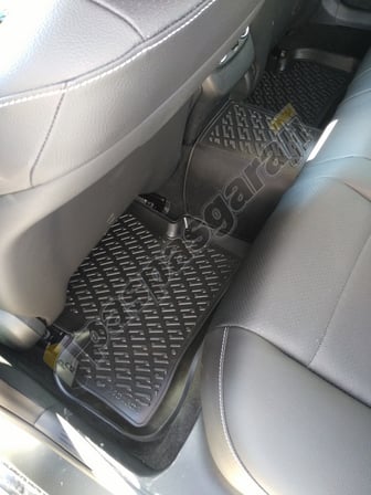Kaiser Mercedes C Serisi W205 Siyah 3D Havuzlu Paspas, 2014-2022
