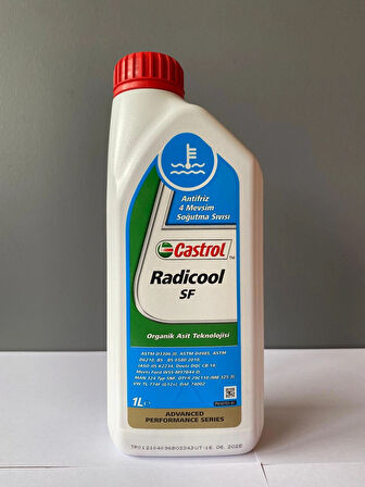 Castrol Radicool SF Organik Kırmızı Renk 1 Litre Antifriz (06/2025 Üretim)