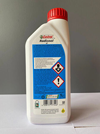 Castrol Radicool SF Organik Kırmızı Renk 1 Litre Antifriz (06/2025 Üretim)