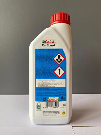 Castrol Radicool İnorganik Mavi Renkli 1 Litre Antifriz (07/2025 Üretim)