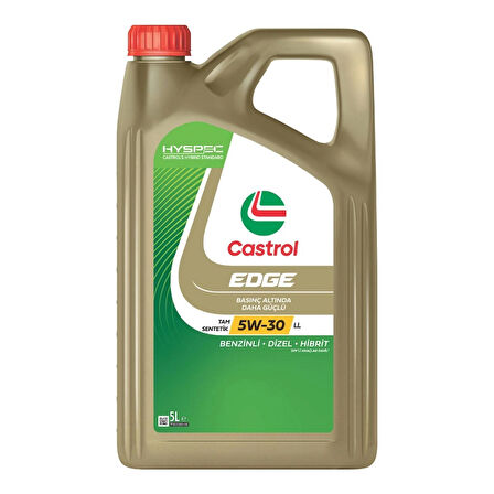 CASTROL EDGE 5W30 5 LİTRE Ü.T : 2025