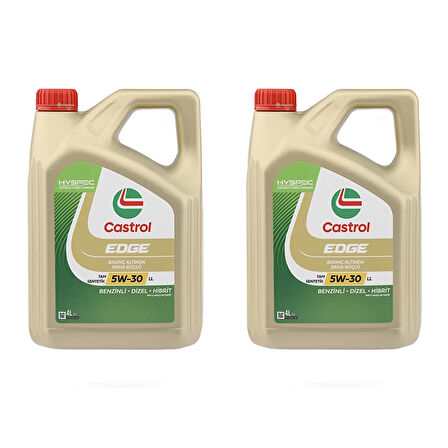 Castrol Edge 5W-30 LL DPF 2 Adet 4 Litre 2025 Üretim