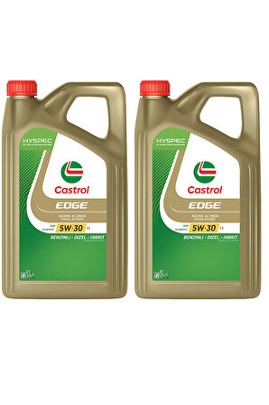 Castrol EDGE 5W-30 LL 5 Litre 2 Adet Motor Yağı 2025 Üretim