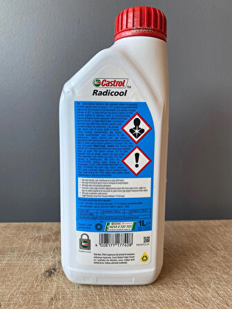 Castrol Radicool Mavi Renkli İnorganik 1 Litre Antifriz (2023 Üretim)