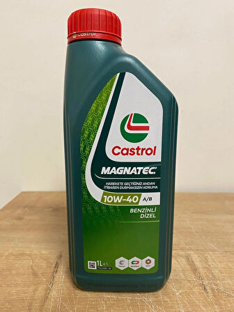 Castrol Magnatec 10W-40 A/B Sentetik Motor Yağı (01.2025 Üretim)