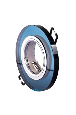 Ct-6646 Zambak Cam Spot Füme 7 Watt Led Ampullü Takım