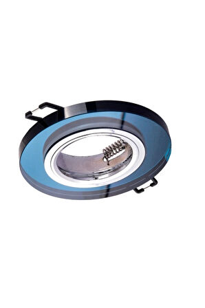 Ct-6646 Zambak Cam Spot Füme 7 Watt Led Ampullü Takım