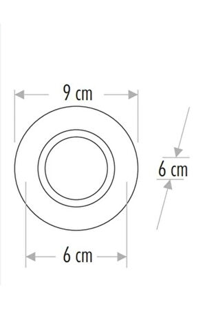 Ct-6646 Zambak Cam Spot Füme 7 Watt Led Ampullü Takım