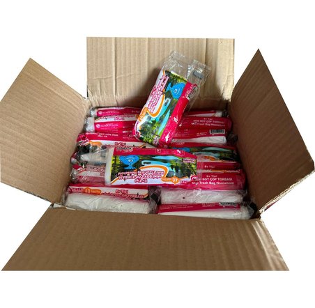 Yener Mini Küçük Boy Çöp Torbası Poşeti - 2 Kat - Beyaz - 10 Litre - 40x50 Cm. - 40 Adetlik 50 Rulo