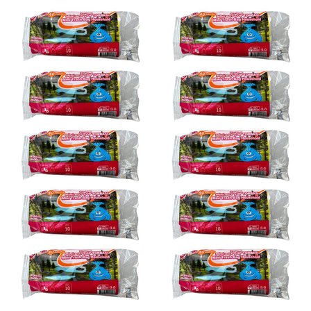 Yener Mini Küçük Boy Çöp Torbası Poşeti - 2 Kat - Beyaz - 10 Litre - 40x50 Cm. - 40 Adetlik 50 Rulo