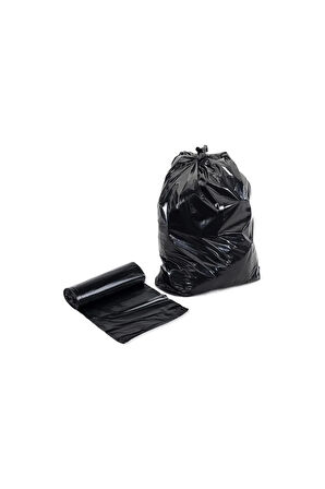 Endüstriyel Jumbo Boy Siyah Çöp Torbası Poşeti - 700 Gr. - 90 Litre - 80 x 110 Cm / 10 Adetlik 3 Rulo