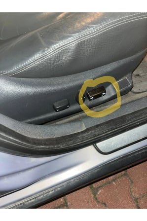 citroen c5 koltuk ayar düğmesi