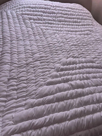 Cotivo Tek Kişilik El Yapımı El Sırıması % 100 Doğal Pamuk Yorgan Ağırlık 4 Kg