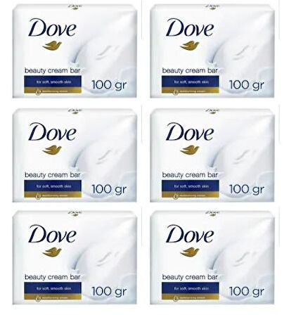 DOVE BEAUTY CREAM BAR SABUN 100 GR (6 ADET)