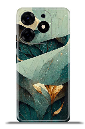 Tecno Spark 10 Pro Esnek Silikon Kamera Koruma 4k Desenli Özel Tasarım - Hindistan Mermer