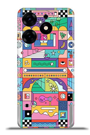 Tecno Spark 10 Pro Esnek Silikon Kamera Koruma 4k Desenli Özel Tasarım - My Vibe
