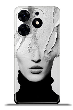 Tecno Spark 10 Pro Esnek Silikon Kamera Koruma 4k Desenli Özel Tasarım - Art Girl