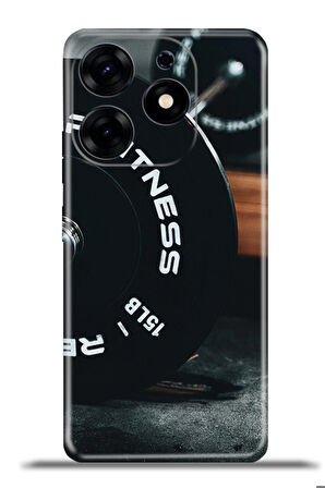Tecno Spark 10 Pro Esnek Silikon Kamera Koruma 4k Desenli Özel Tasarım - Fitness