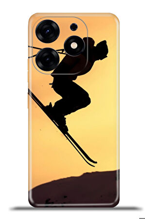 Tecno Spark 10 Pro Esnek Silikon Kamera Koruma 4k Desenli Özel Tasarım - Ski