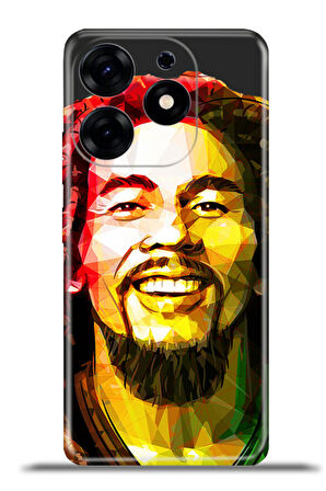 Tecno Spark 10 Pro Esnek Silikon Kamera Koruma 4k Desenli Özel Tasarım - Marley