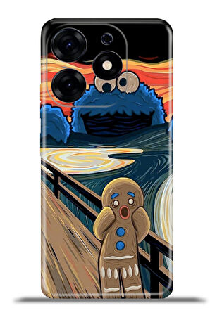 Tecno Spark 10 Pro Esnek Silikon Kamera Koruma 4k Desenli Özel Tasarım - Gogh Comic