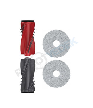 Roborock QRevo CurvX Uyumlu Ana Fırça ve Mop-3 Parça