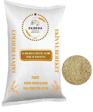EKBERA - Yumurta Civciv Yemi (Toz) (0-6 Hafta) - 5 kg