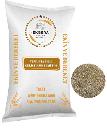 EKBERA - Yumurta Piliç Geliştirme Yemi (Toz) (13. Hafta Başlangıç) - 3 kg