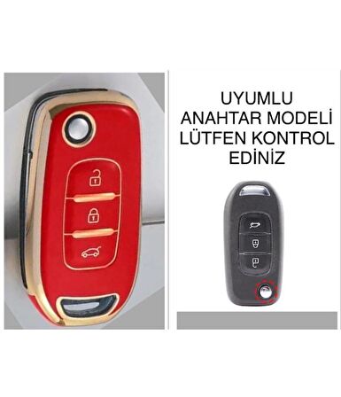 Renault Clio 5 Megane 4 Kaleos Captur Kadjar Anahtar Koruma Kılıfı 2.Resime Bakınız