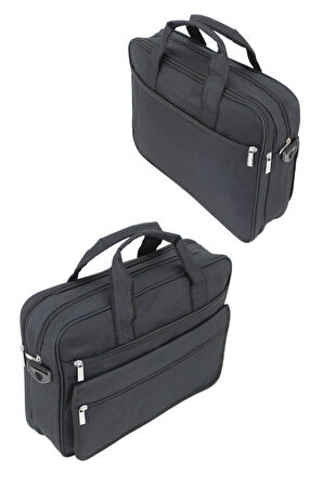 Case Club Unisex El Çantası 15.6 inç Laptop bilmeli Omuz Askılı 39*29*10 cm