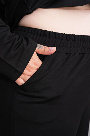 civetta Kadın Yeni Sezon Uzun Kollu Ribana Detay Ikili Takım