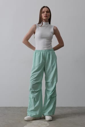 civetta Paraşüt Cargo Pantolon - Mint