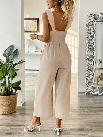 civetta Kadın Askılı Gipe Detaylı Cepli Uzun Tulum