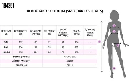 civetta Kadın Uzun Kollu Kruvaze önden Pileli Yakalı Uzun Janjan Tulum