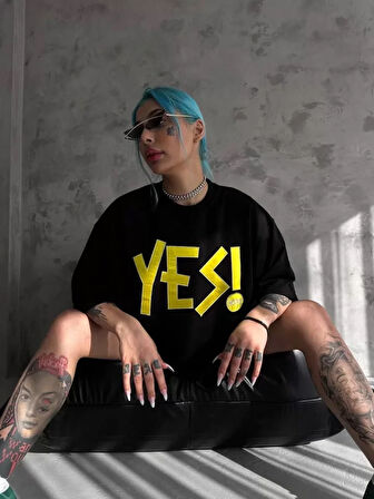 civetta Unisex Nakış İşlemeli T-Shirt - Siyah