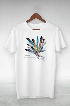 civetta Unisex Baskılı Oversize T-Shirt - Beyaz